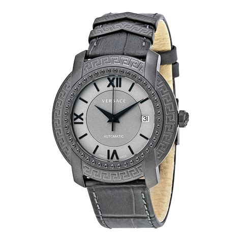 versace dv 25 grey dial unisex watch|Watch Review: The Ceramic Men’s Versace DV ONE Automatic.